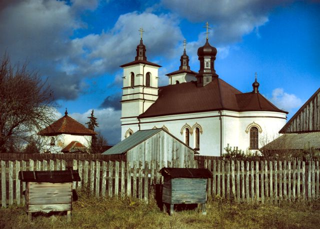 Adam Falkowski, Widok na cerkiew parafialną Zaśnięcia NMP w Boćkach