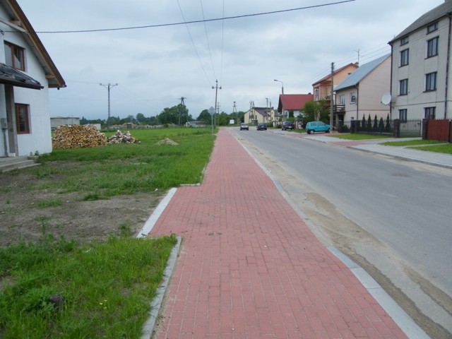 zdjęcie: Ścieżka rowerowa, Bielsk Podlaski, ul. Norwida; ul. Gomułki; ul. Nowa – 1 km 