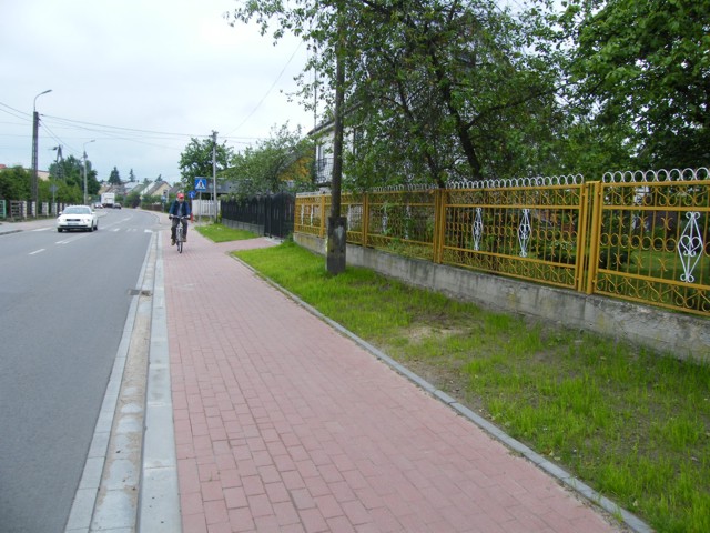 zdjęcie: Ścieżka rowerowa, Bielsk Podlaski, ul. Wyszyńskiego, ul. Studziwodzka; ul. Brańska – 3 km